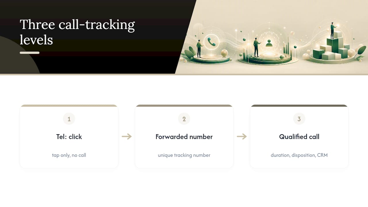 Three levels of PPC call tracking