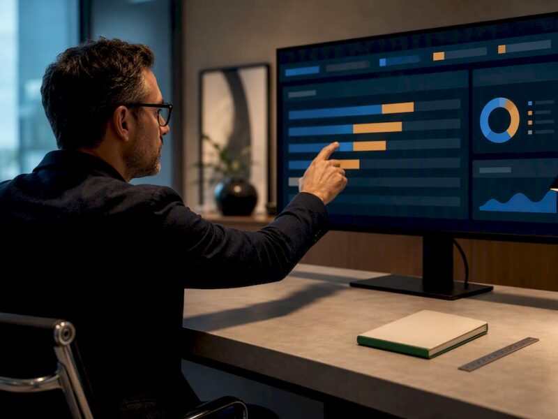 Operator adjusting Google Ads campaign budgets
