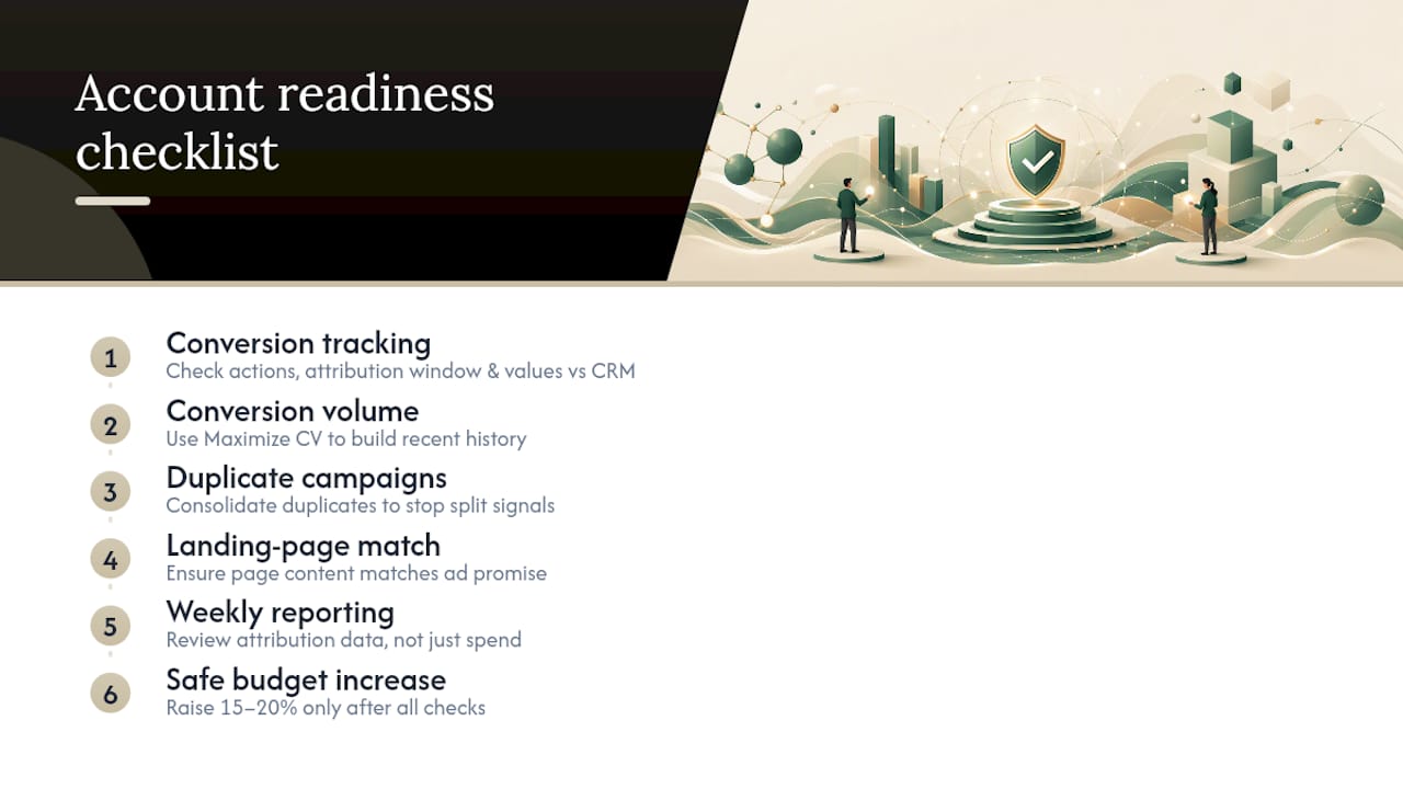 Five checks before scaling ad spend